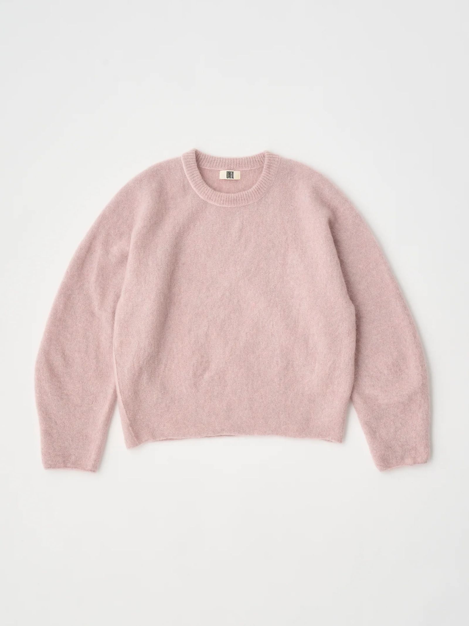 STRETCH SUPERKID MOHAIR CREW-NECK P/O / ニット / ピンク