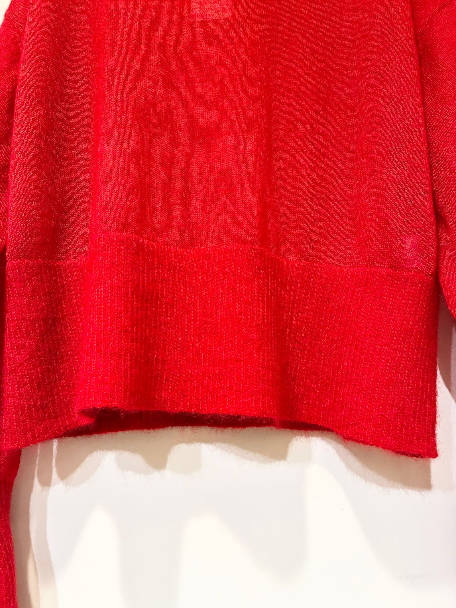 スーパーキッドモヘヤミックス トップ / シアーニット / レッド