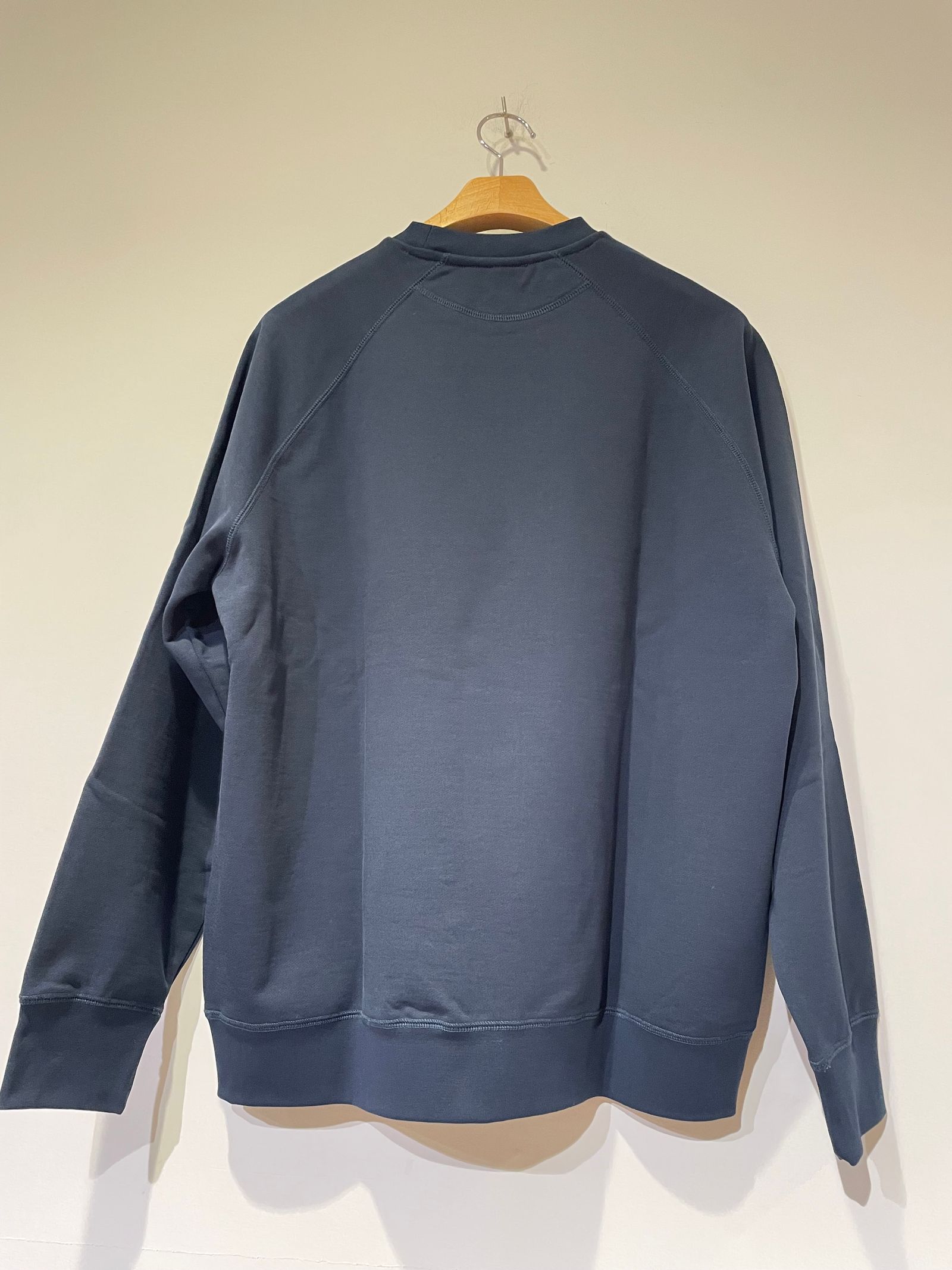 Milton スウェットシャツ / ワンポイント刺繍スウェット /ネイビー