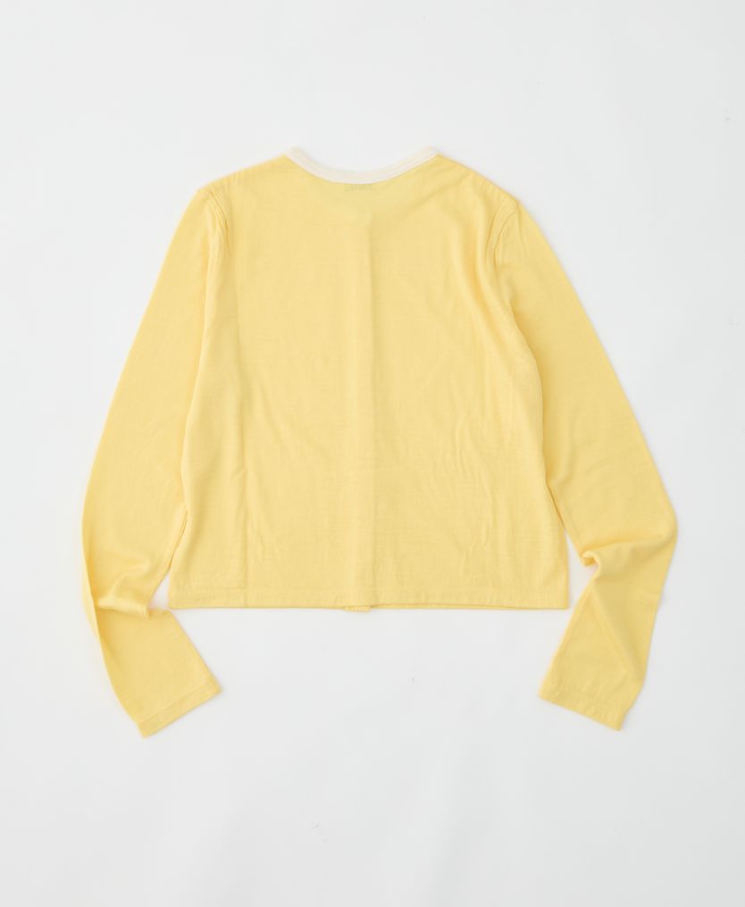 WOOL CARDIGAN / シアーカーディガン / イエロー