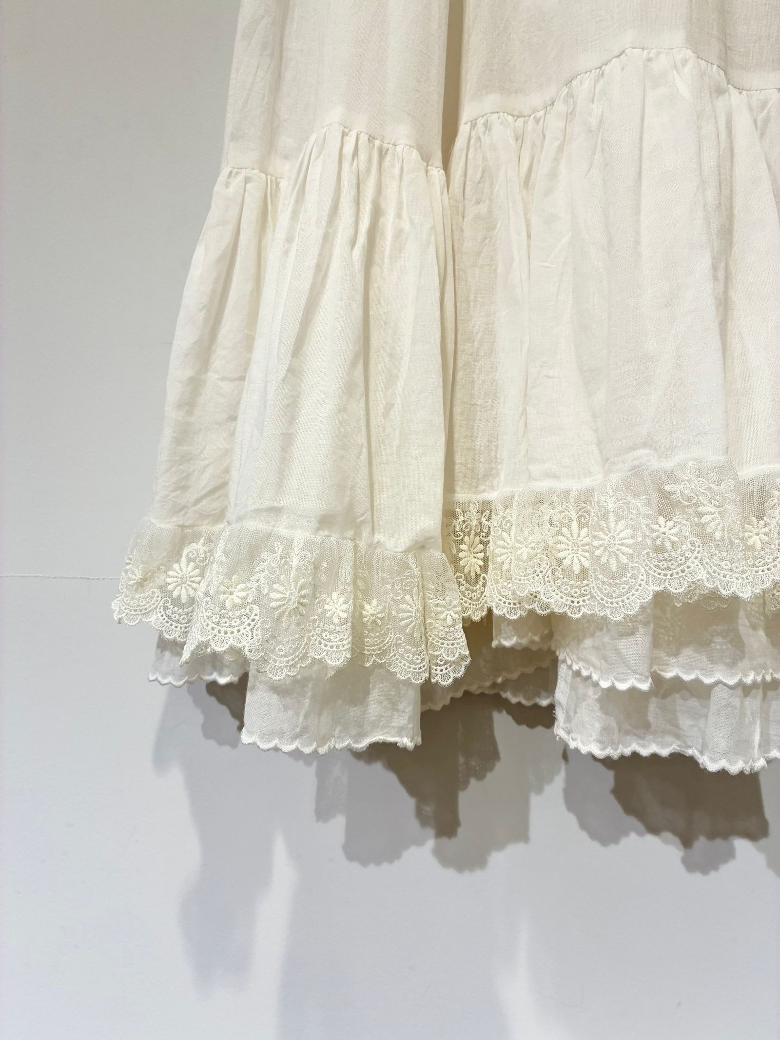 【ラスト1点】Lace Skirt / レーススカート / ホワイト