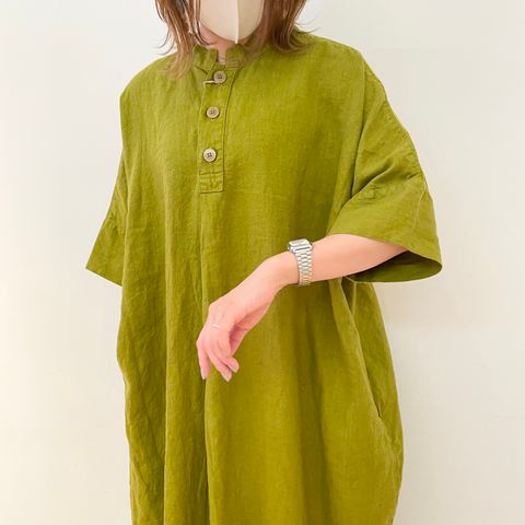 D.M.G.のさらっとした2wayリネンワンピース