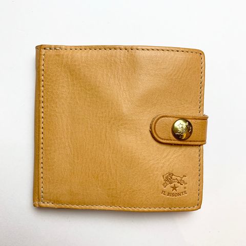 レザー二つ折り財布