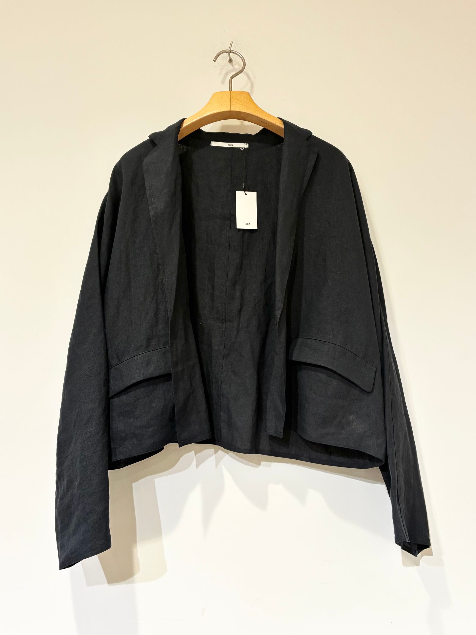 リネンシャツジャケット / ネイビー