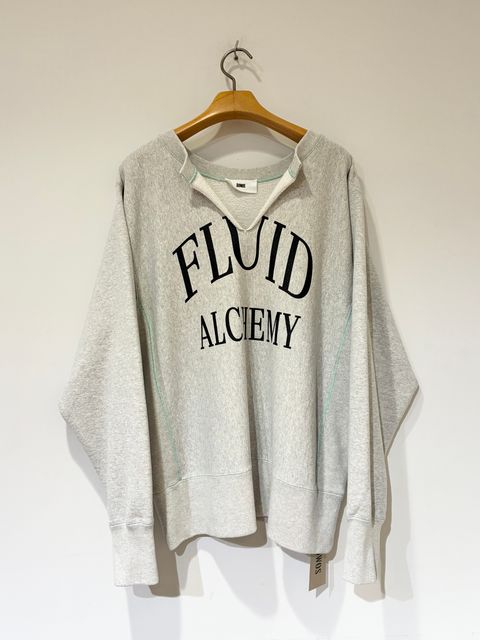 Sweat Shirt / スキッパーロゴプリントスウェット / グレー