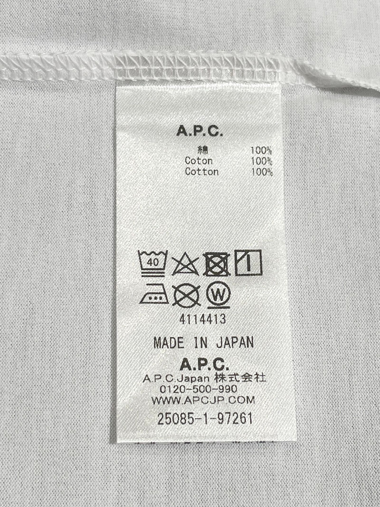 A.P.C.ロゴTシャツ / プリントTシャツ / ホワイト