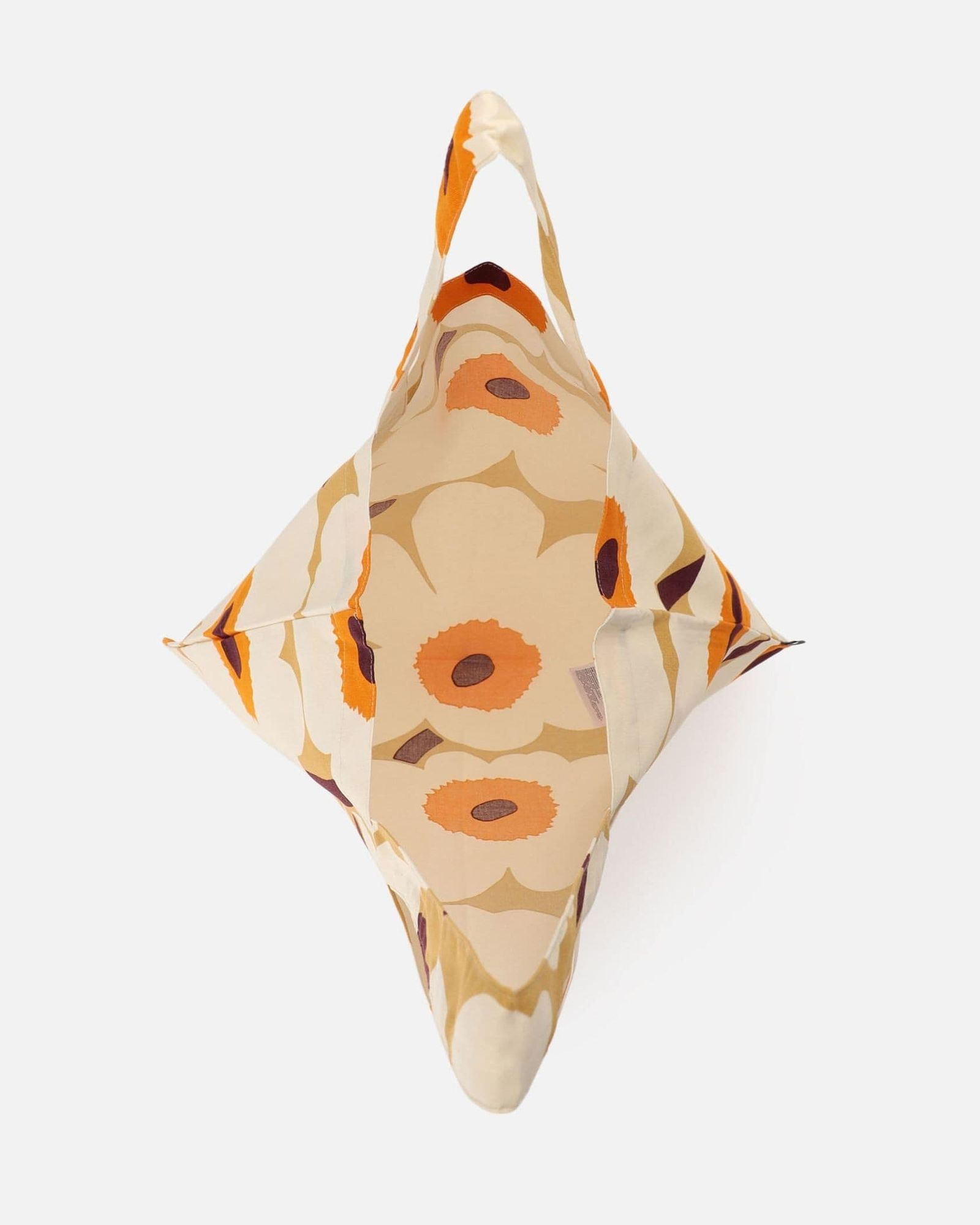Pieni Unikko / ウニッコ / トートバッグ / ファブリックバッグ / 43×44cm / キャメル / オレンジ