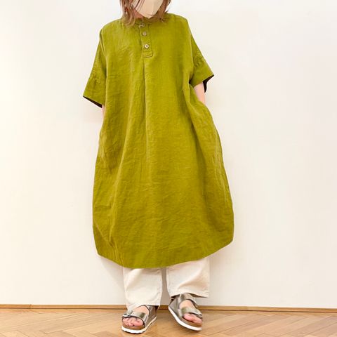D.M.G.のさらっとした2wayリネンワンピース