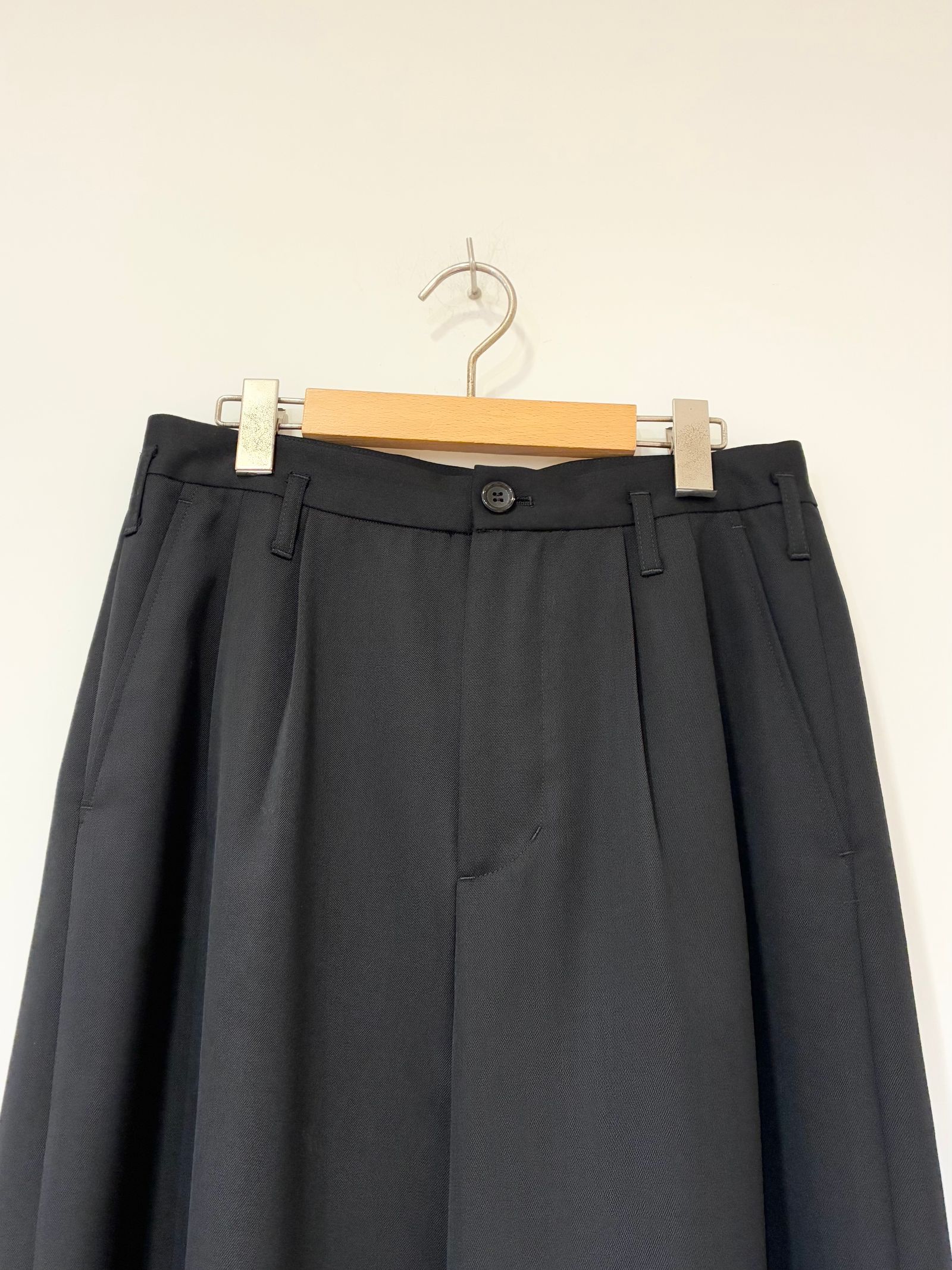 Two Tuck Pants / 2タックパンツ / ブラック