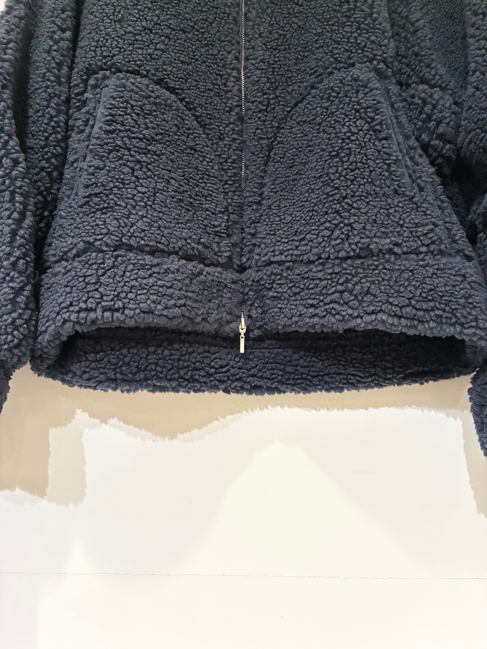 エコペルボア ボンバージャケット / ボアブルゾン / ネイビー