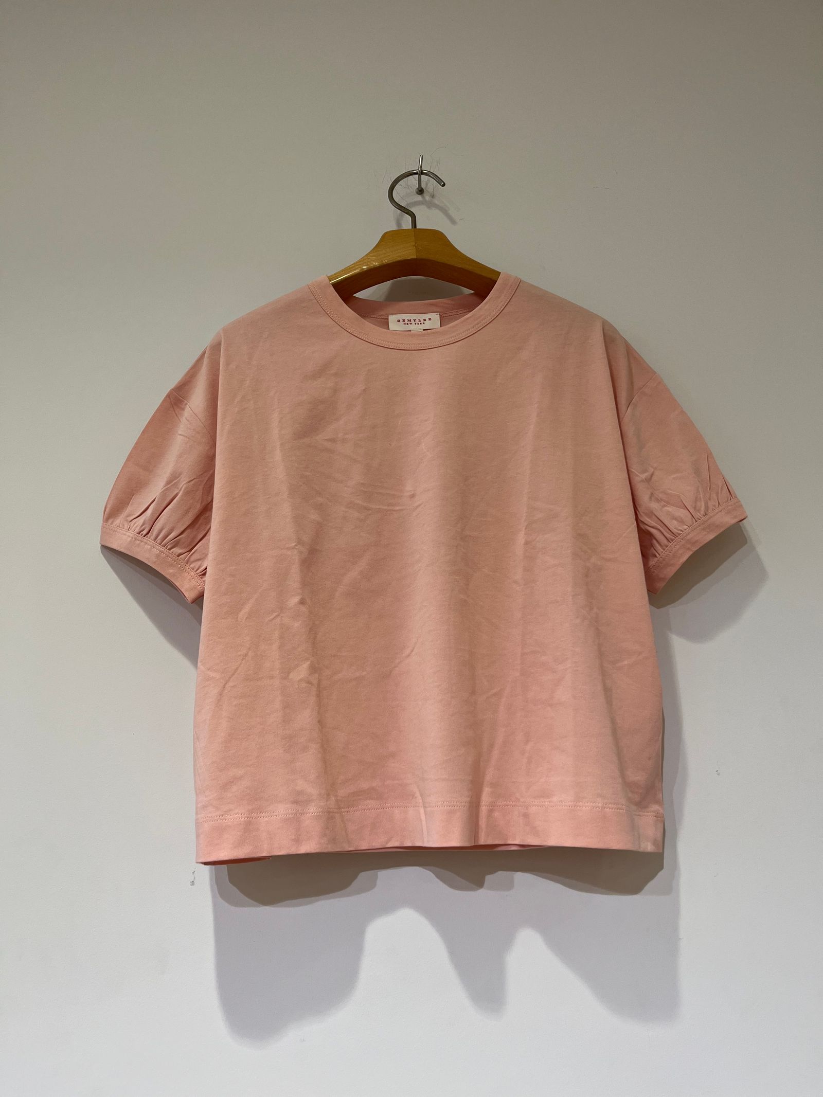 デミリー / Tシャツ / オーガニックコットン / パフスリーブ / ピンク