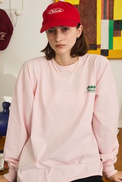 FORMULA ONE LONG TEE / プリントロンT / ピンク
