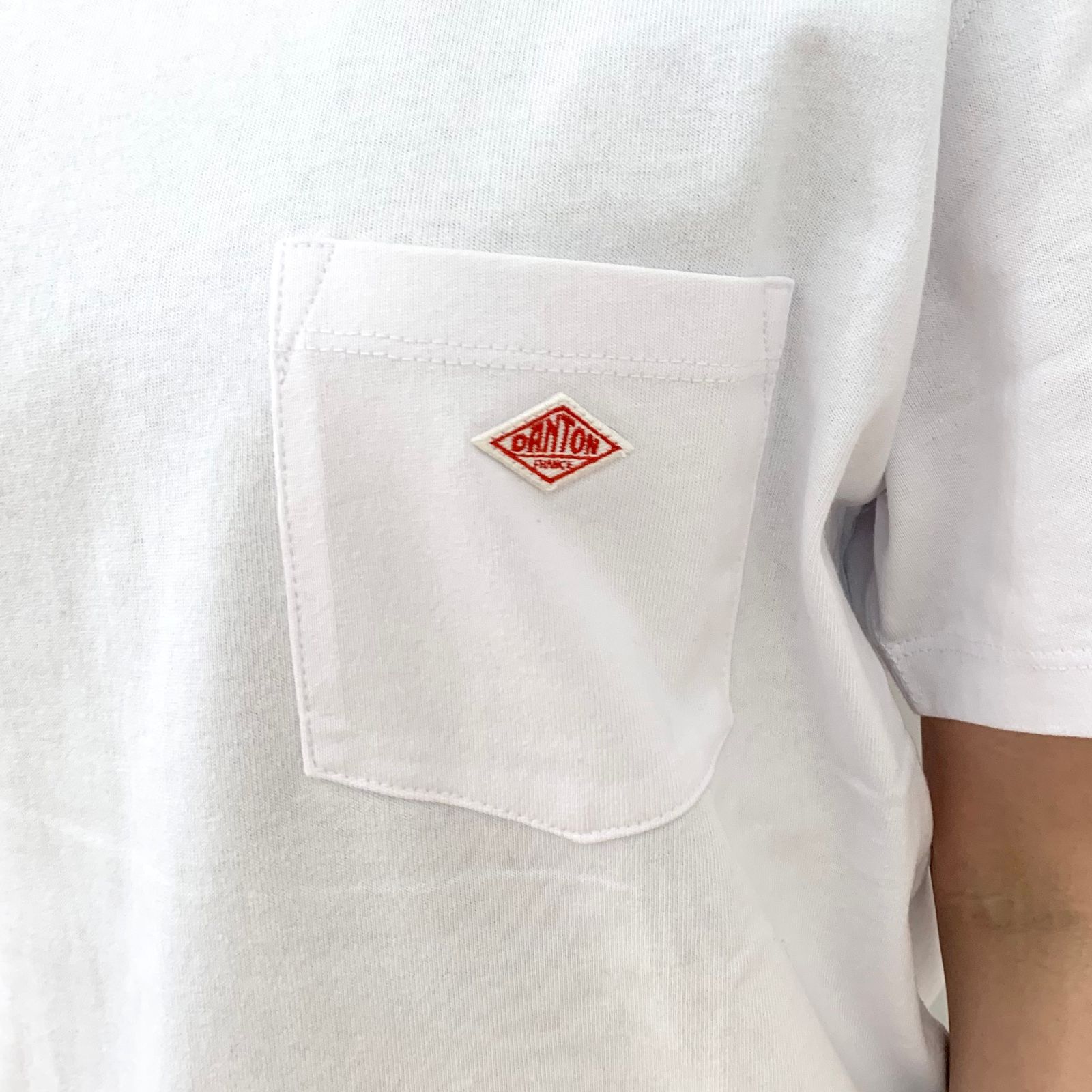 クルーネックポケットTシャツ
