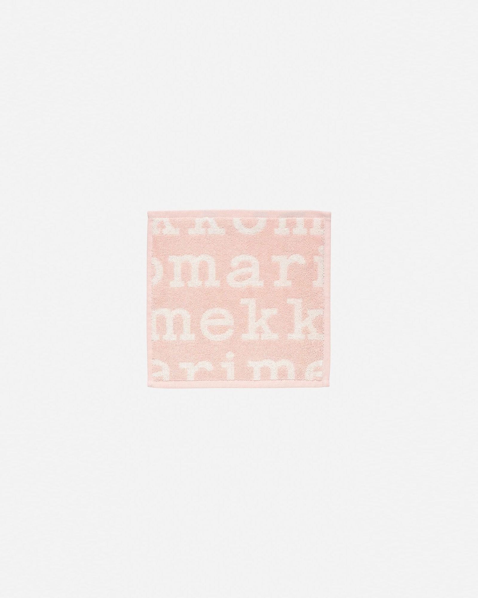 【日本限定】Logo ミニタオル 26×26cm / マリメッコロゴハンカチ / ピンク