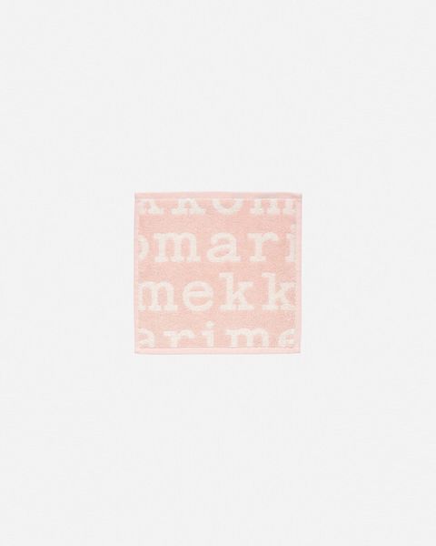 【日本限定】Logo ミニタオル 26×26cm / マリメッコロゴハンカチ / ピンク