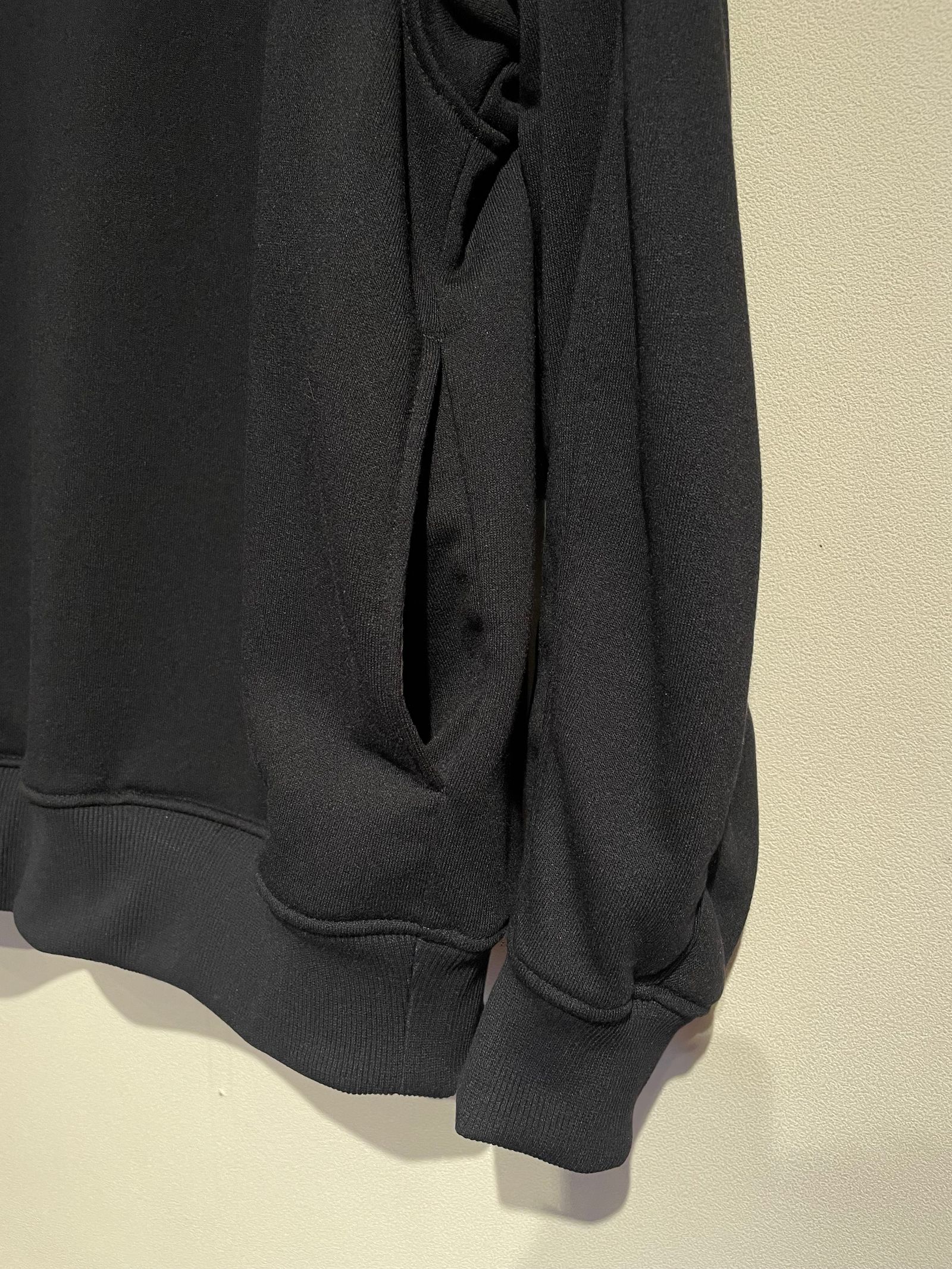 STITCH WORK LIGHT SWEAT / スウェット / ブラック