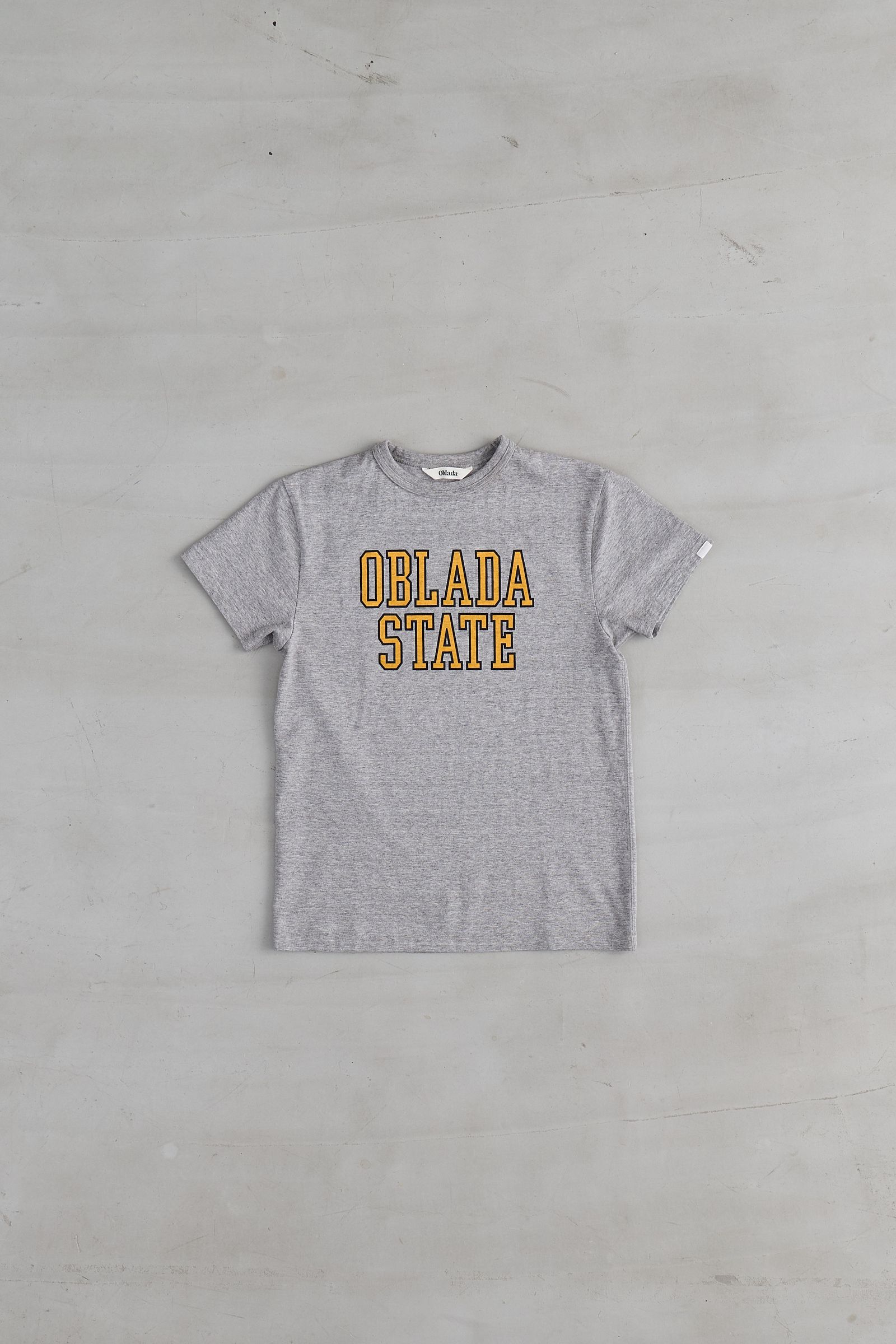 STATE TEE / ロゴTシャツ / グレー