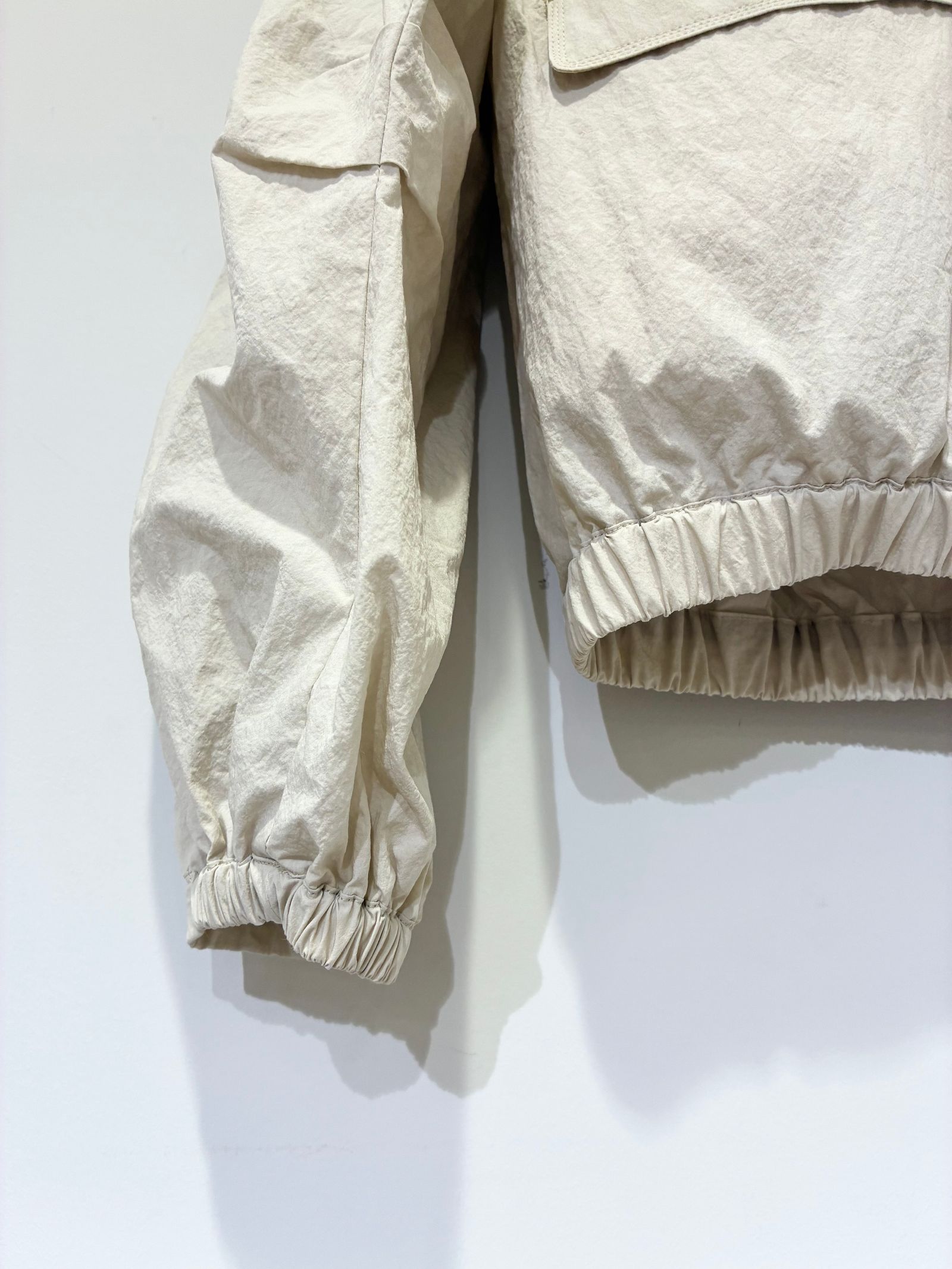 サン ドライドクロス ジャケット / MA-1 / ブルゾン / ベージュ