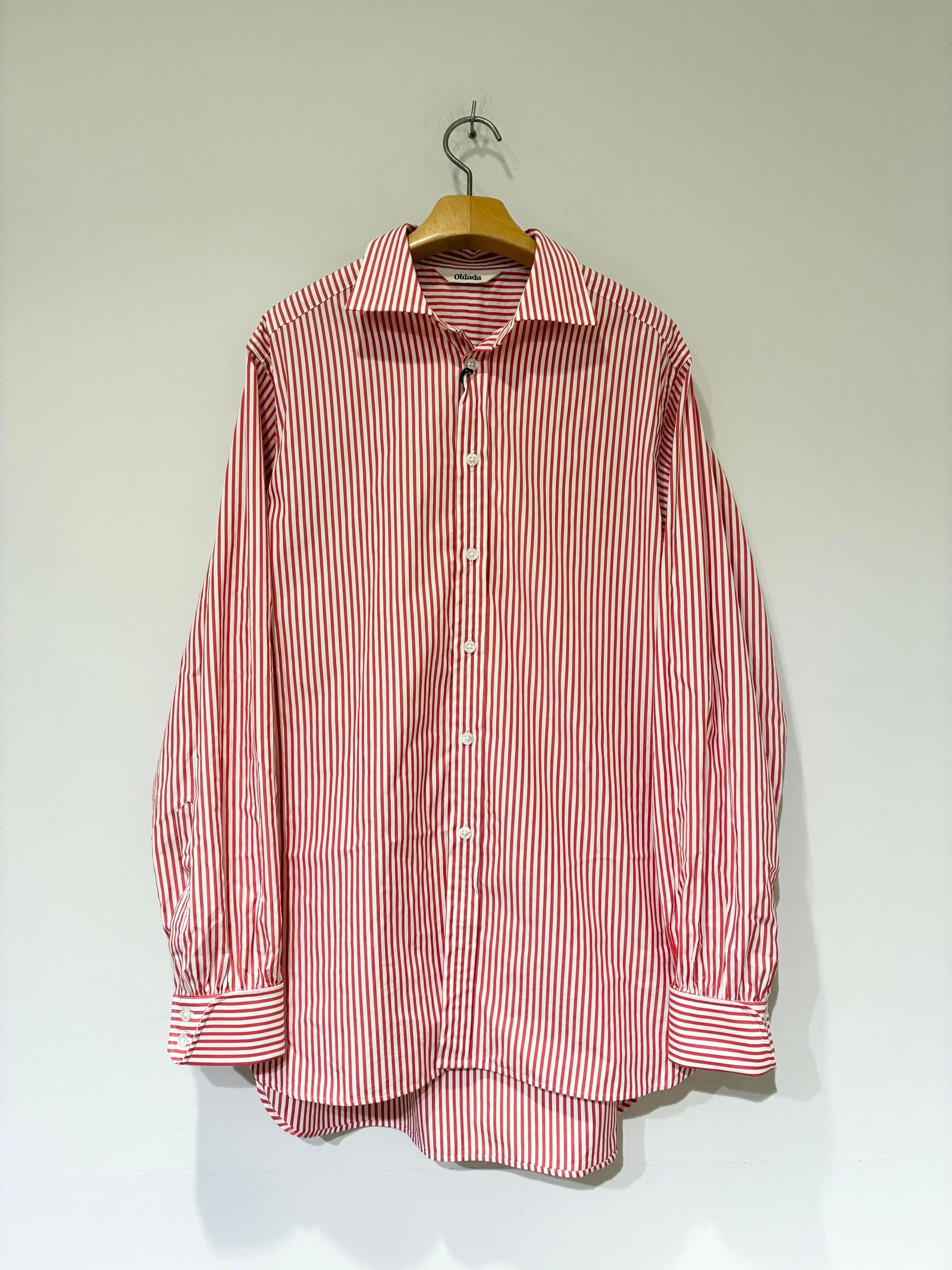 JERMYN SHIRT / ジャーミンシャツ / ストライプ / レッド / ホワイト