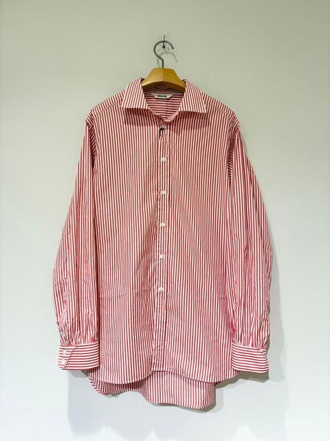 JERMYN SHIRT / ジャーミンシャツ / ストライプ / レッド / ホワイト