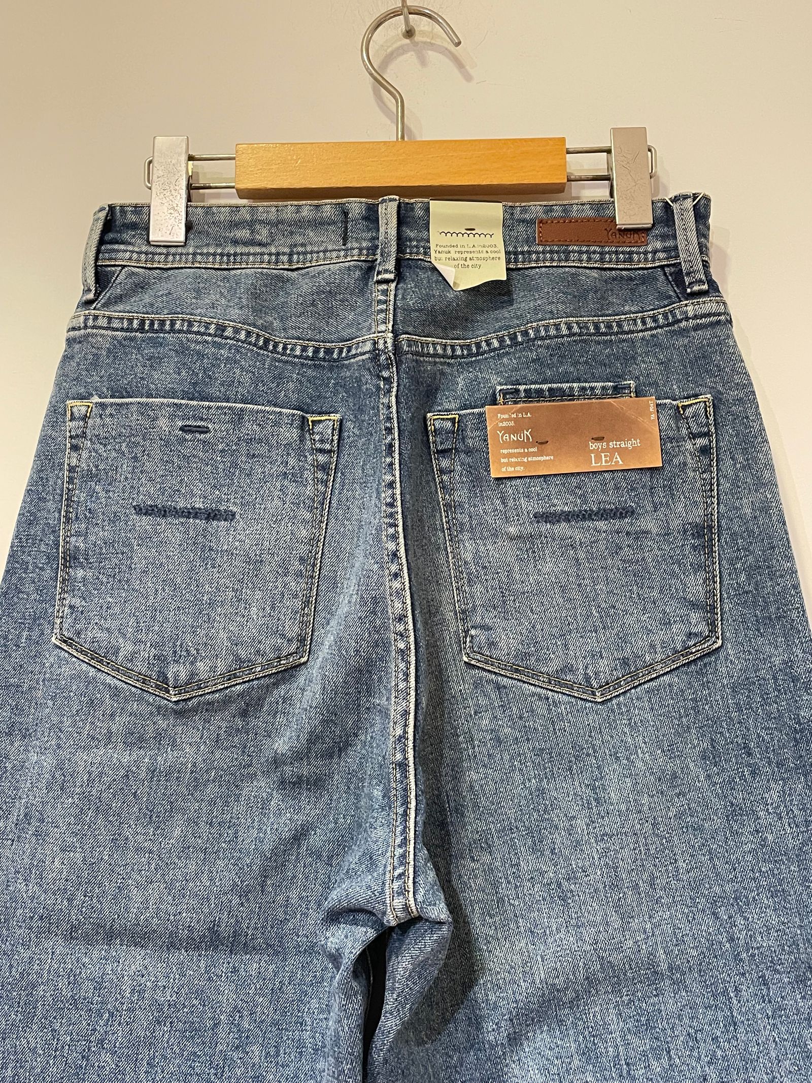 LEA / ボーイズストレート / ストレートデニム / ブルー
