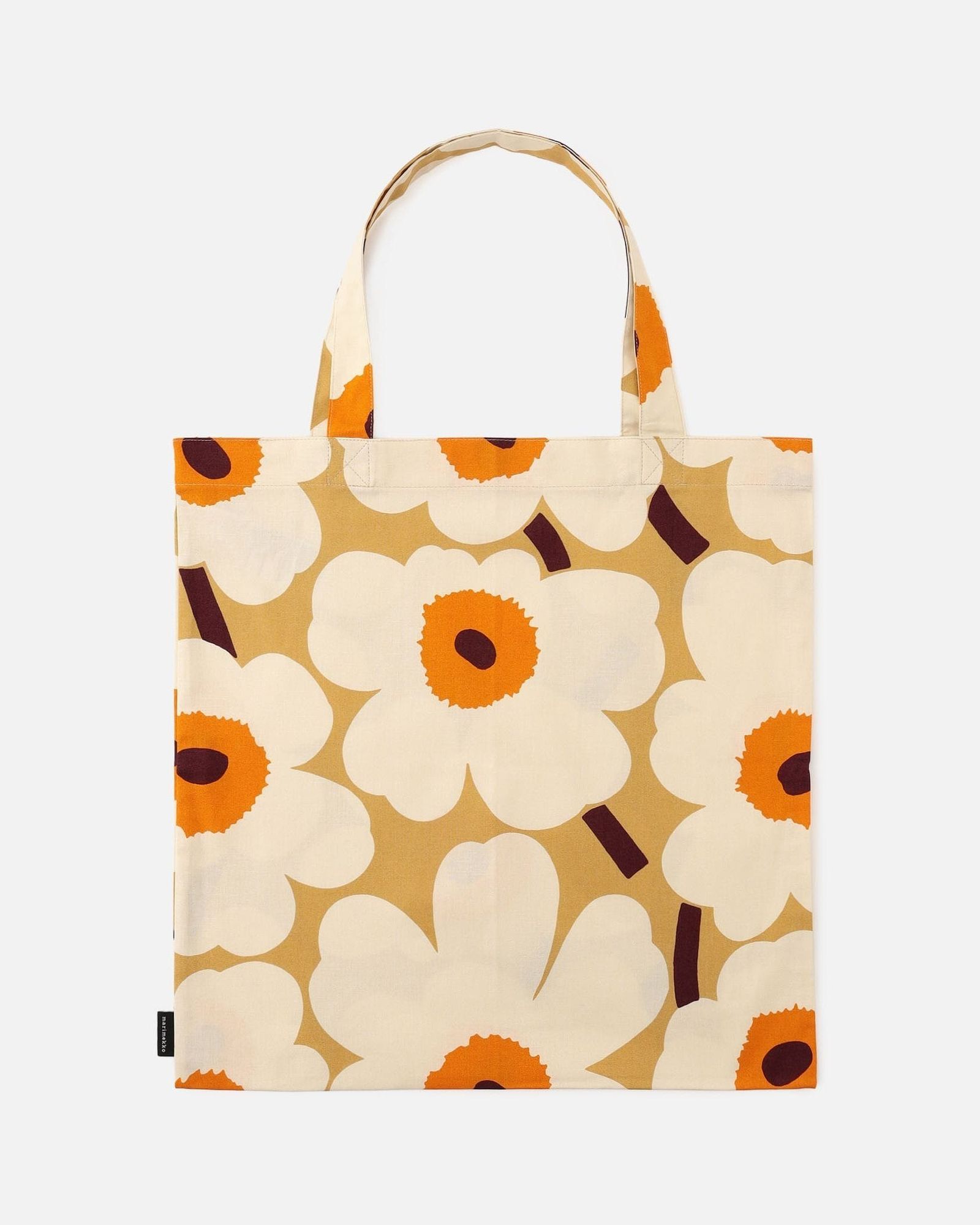 Pieni Unikko / ウニッコ / トートバッグ / ファブリックバッグ / 43×44cm / キャメル / オレンジ