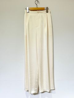 Bed&Breakfast / Satin LRM Pants / サテンパンツ / オフホワイト