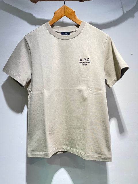 Standard Rue Madame Tシャツ / ワンポイント刺繍Tシャツ / ベージュ