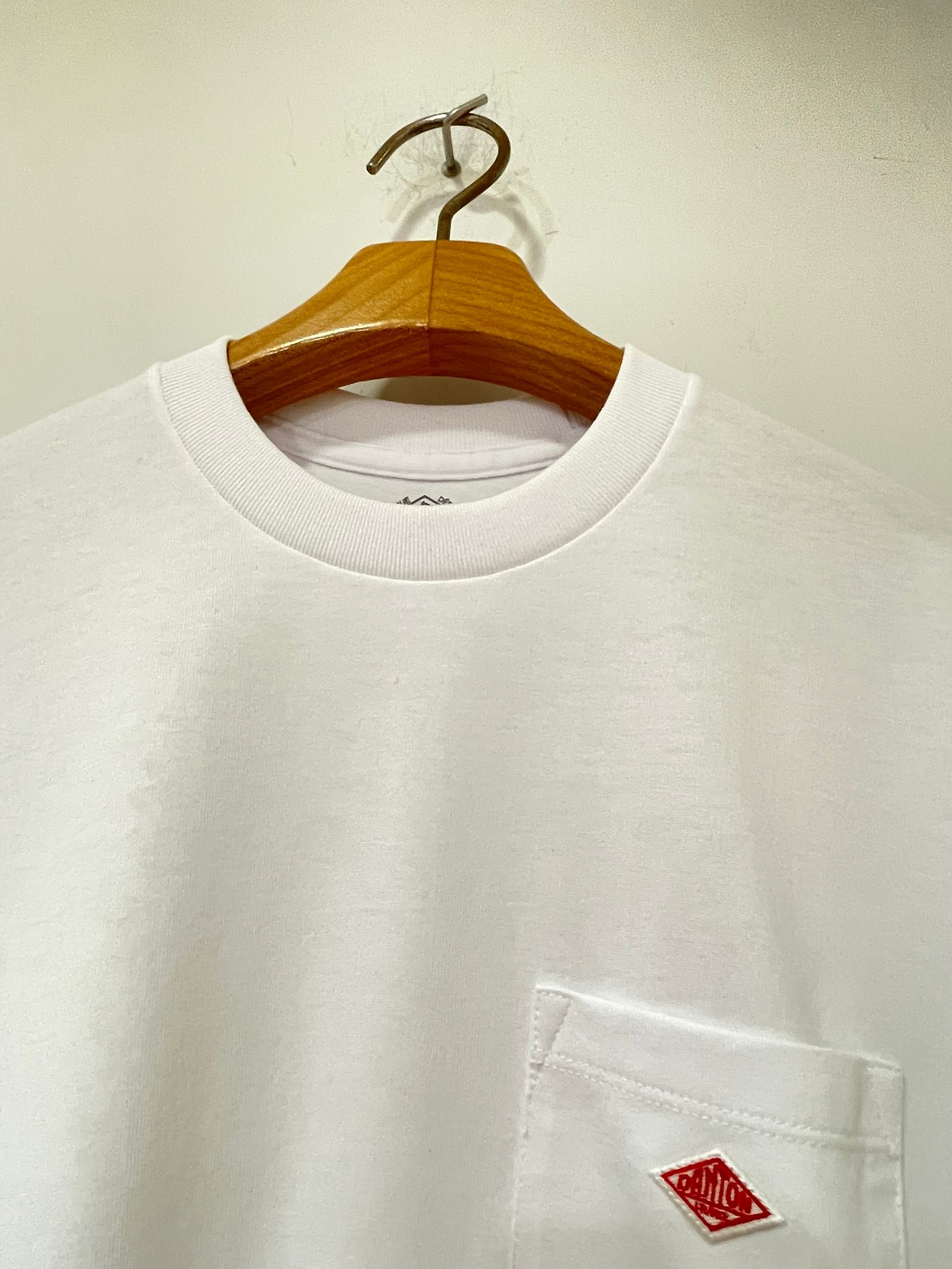WOMEN'S SHORT SLEEVE POCKET T-SHIRT PLAIN / 半袖ポケットTシャツ / ホワイト