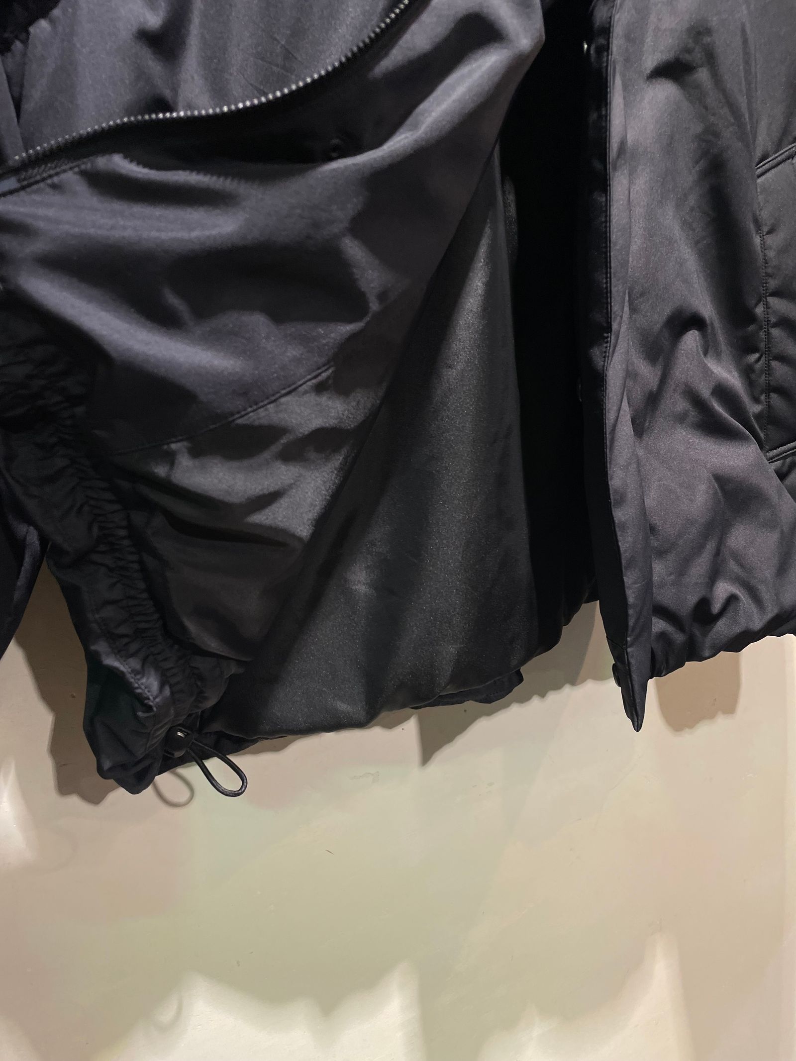 SOUTIEN COLLAR DOWN JAKET / ステンカラーダウンジャケット / ブラック