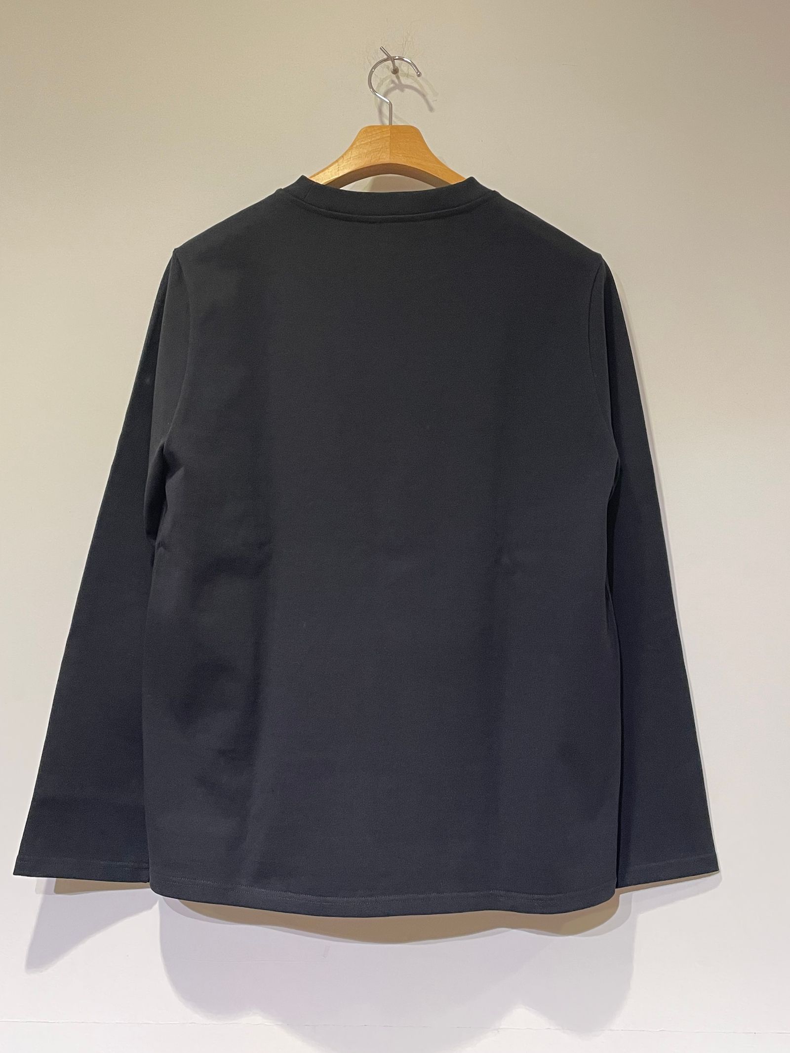 OLIVER Tシャツ / ワンポイント刺繡ロンT / ブラック