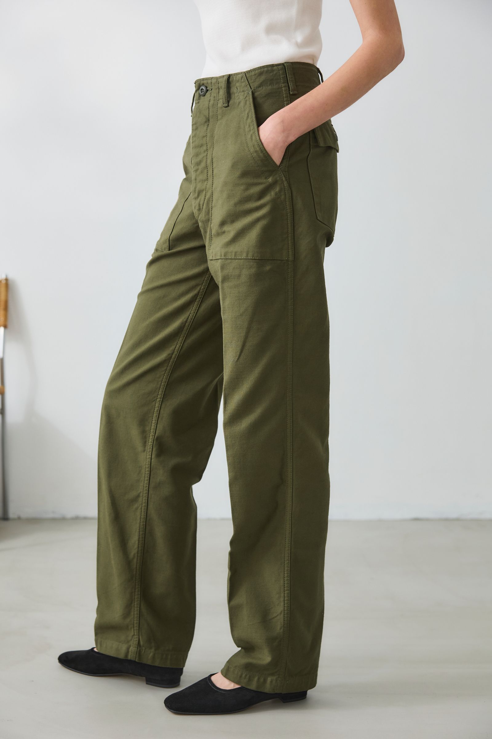 60S BAKER PANTS / ベイカーパンツ / カーキ