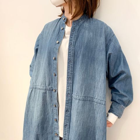 ミルキーなピンクはデニム合わせでかわいすぎないコーディネートに◎