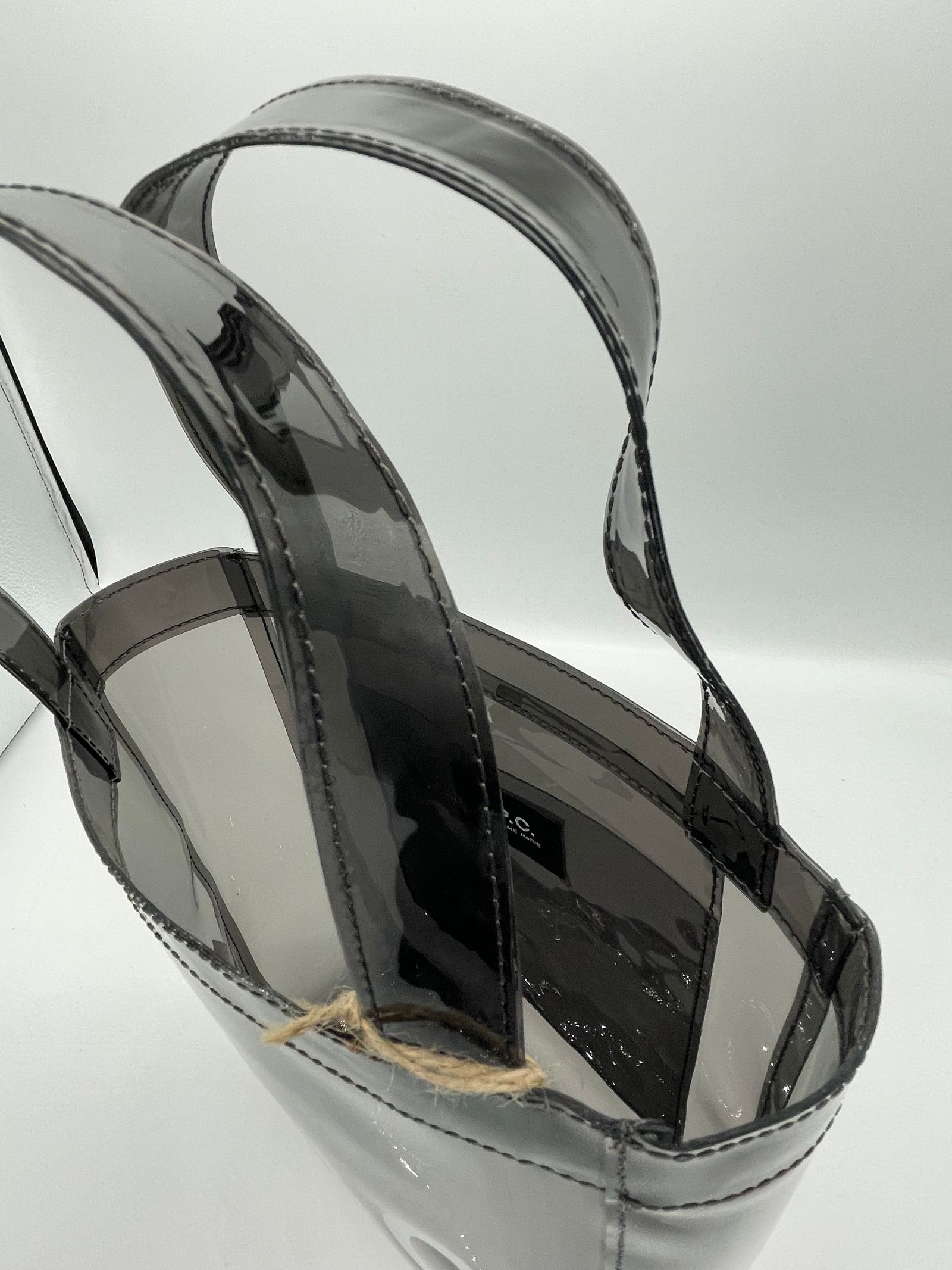 Lou スモールトートバッグ / クリアトートバッグ / グレー