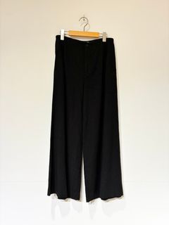 Two Tuck Pants / タックワイドパンツ / ブラック
