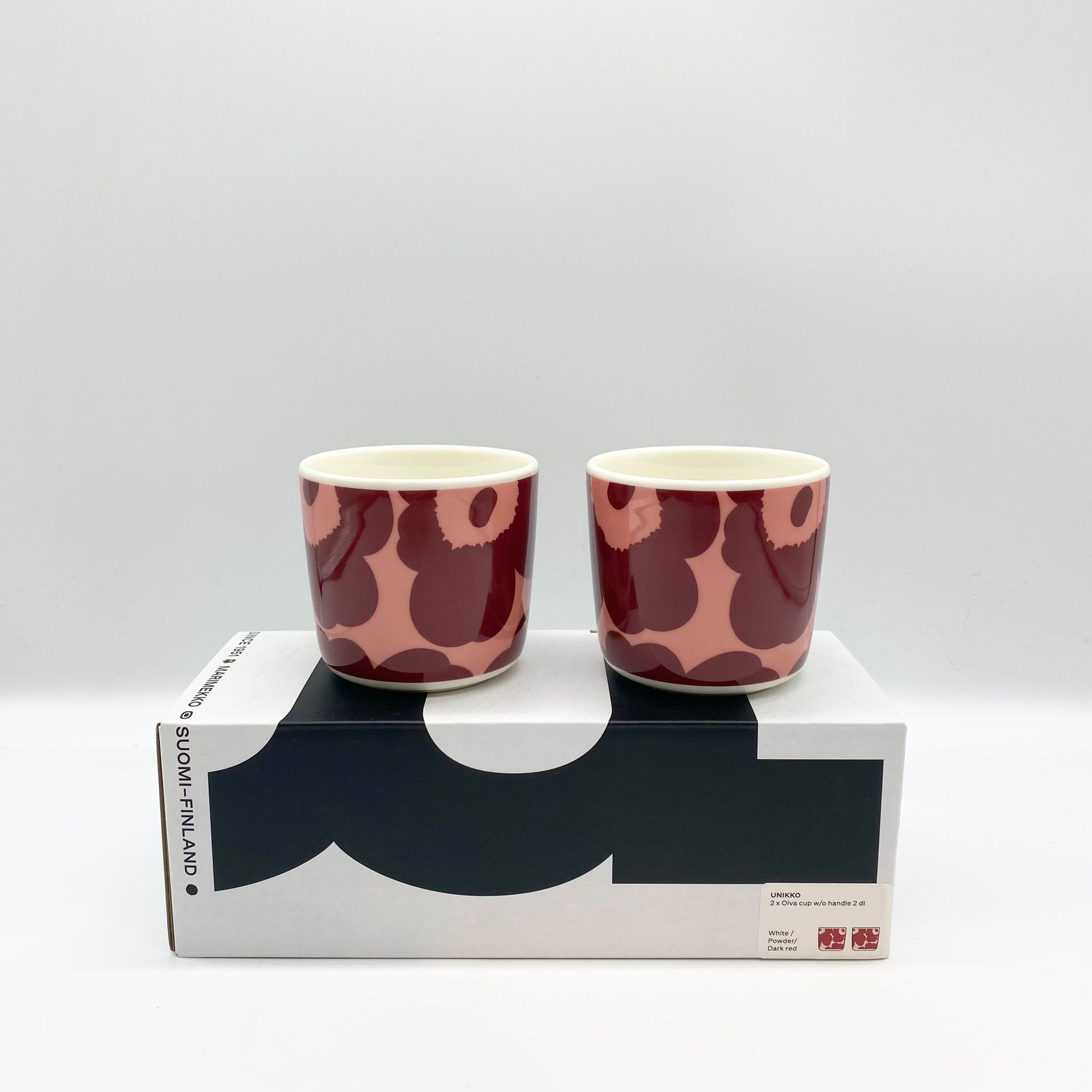 Marimekko - Oiva / Unikko コーヒーカップセット | HALLOW's web 
