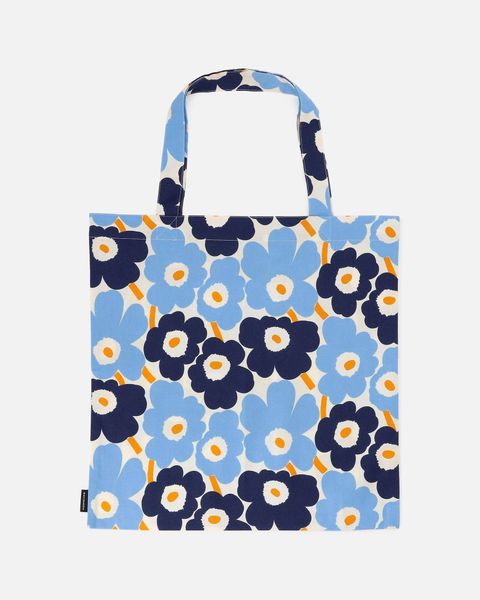 【アジア限定】Mini Unikko / トートバッグ / ウニッコファブリックバッグ / ブルー