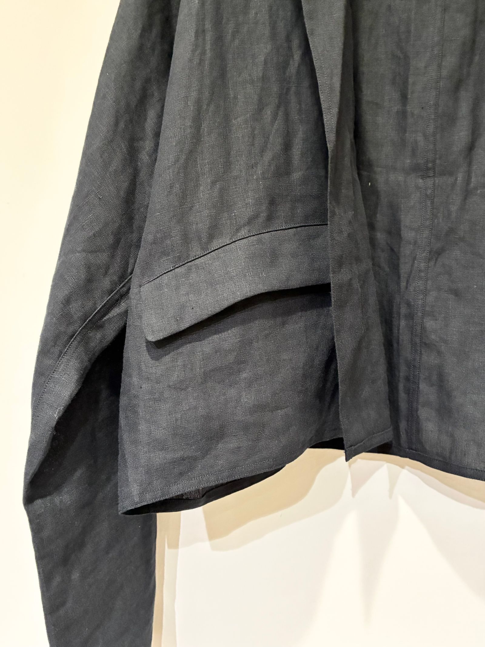 リネンシャツジャケット / ネイビー