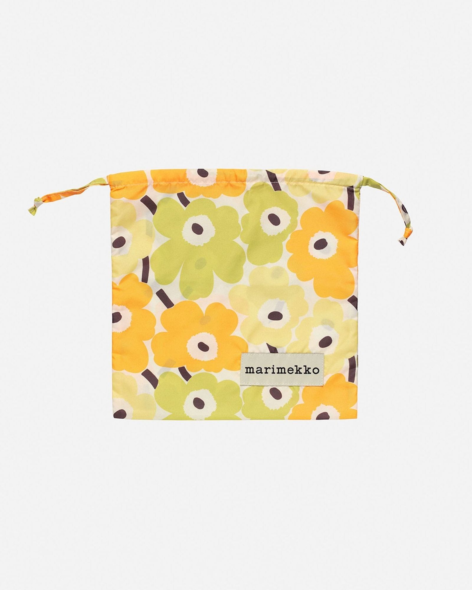 【アジア限定】Mini Unikko / ポーチ / 巾着バッグ / イエロー / グリーン