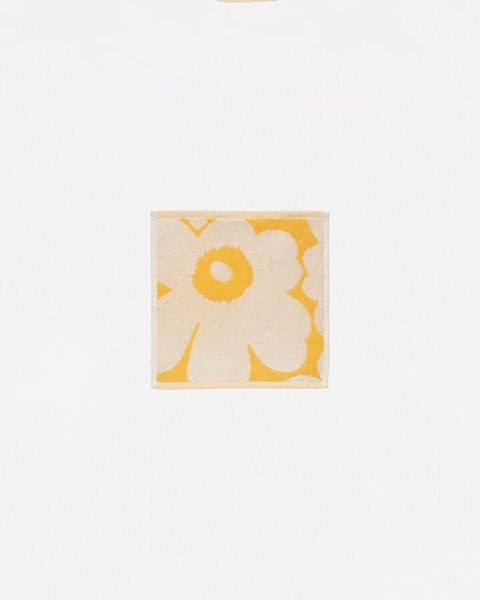 【日本限定】Unikko / ミニタオル / 26×26cm / イエロー