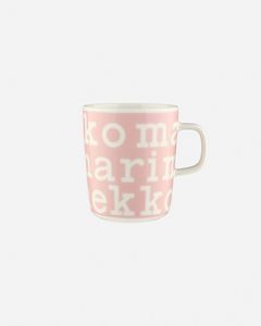 【日本限定】Logo マグカップ 250ml / マリメッコロゴ / ピンク
