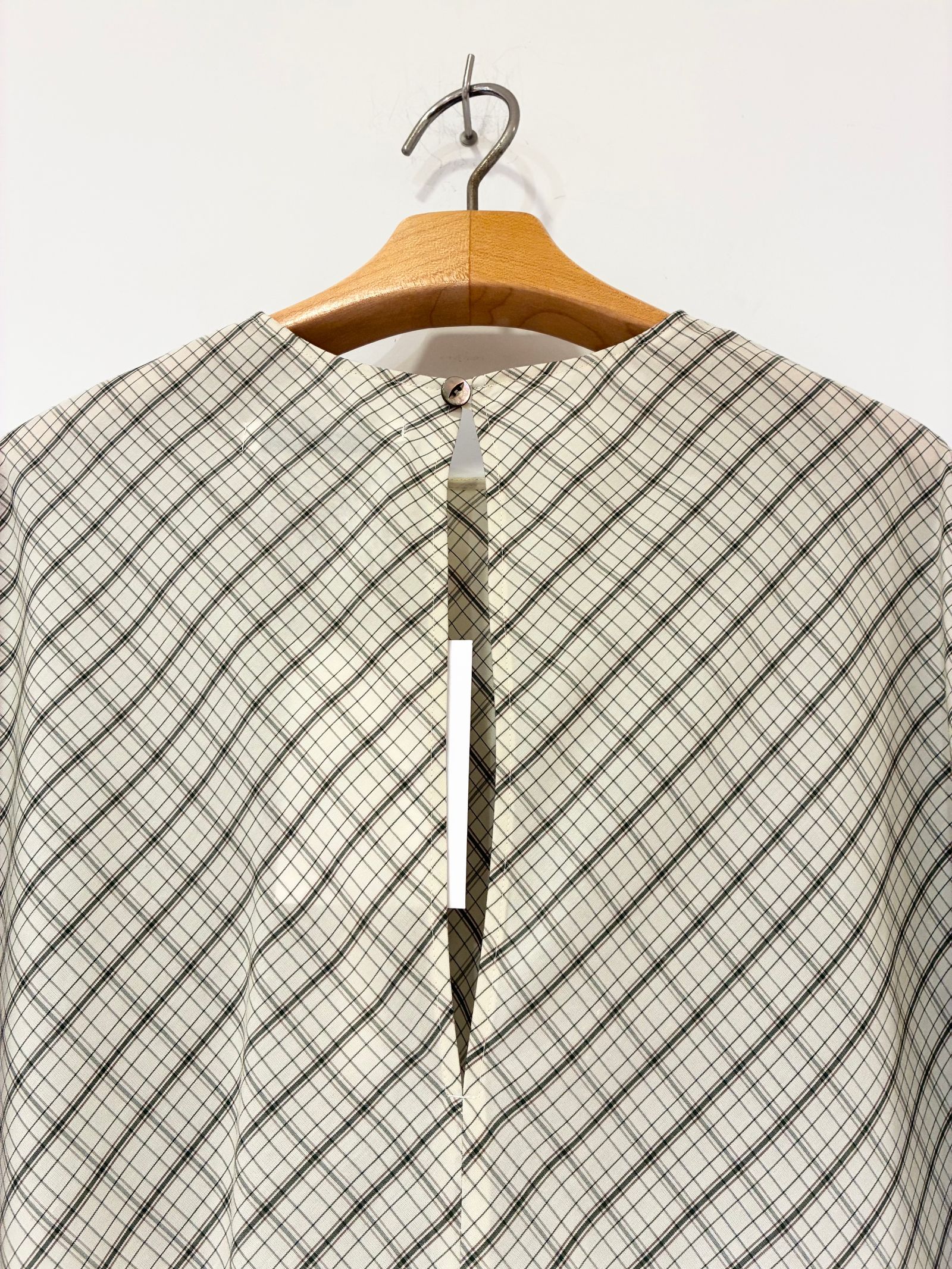 Sienna Glow Check Puff Blouse / パフスリーブチェックブラウス / イエロー