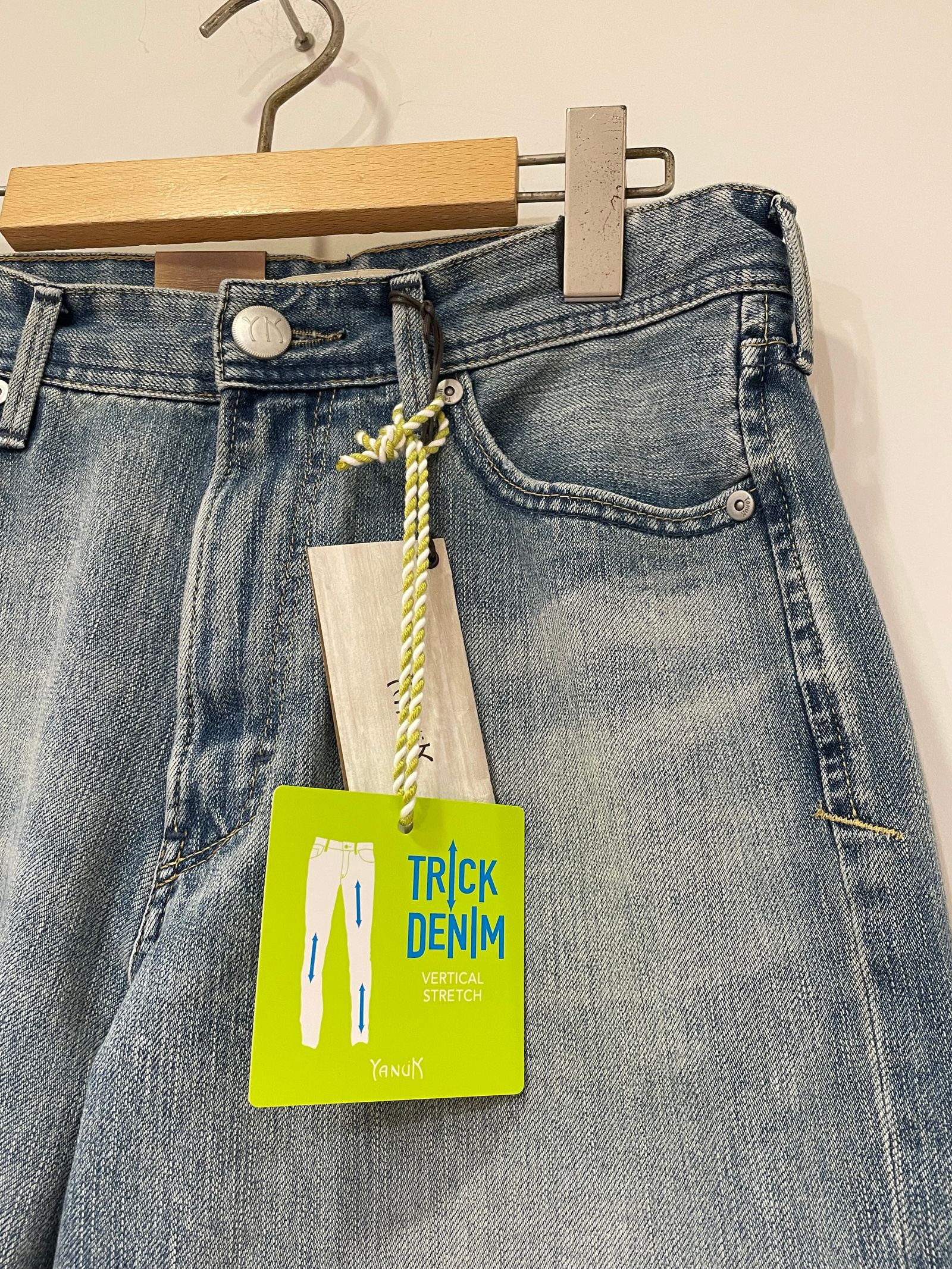 YANÜK レア　デニム ライトブルー 23 YANUK - LEA / Low Rise Trick Denim / ボーイズストレート