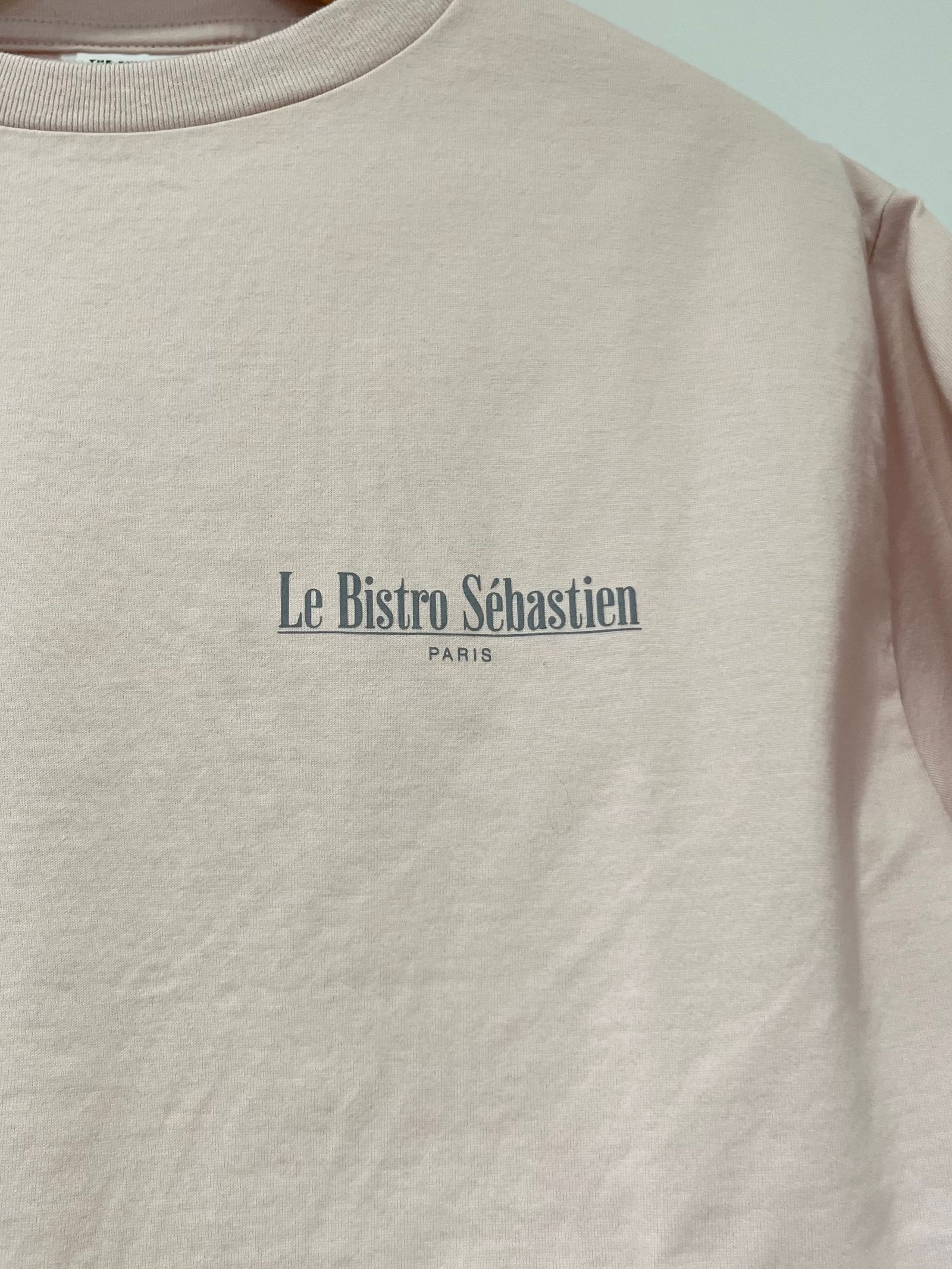 BISTRO MENU TEE / プリントTシャツ / ピンク