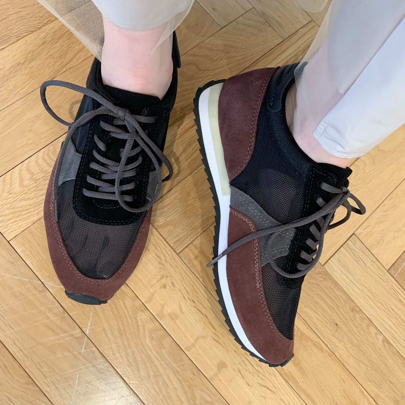 TODAYFUL Leathe x Mesh Sneakers レザー×メッシュスニーカー 