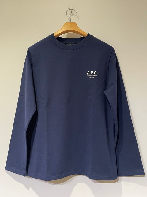 OLIVER Tシャツ / ワンポイント刺繡ロンT / ネイビー