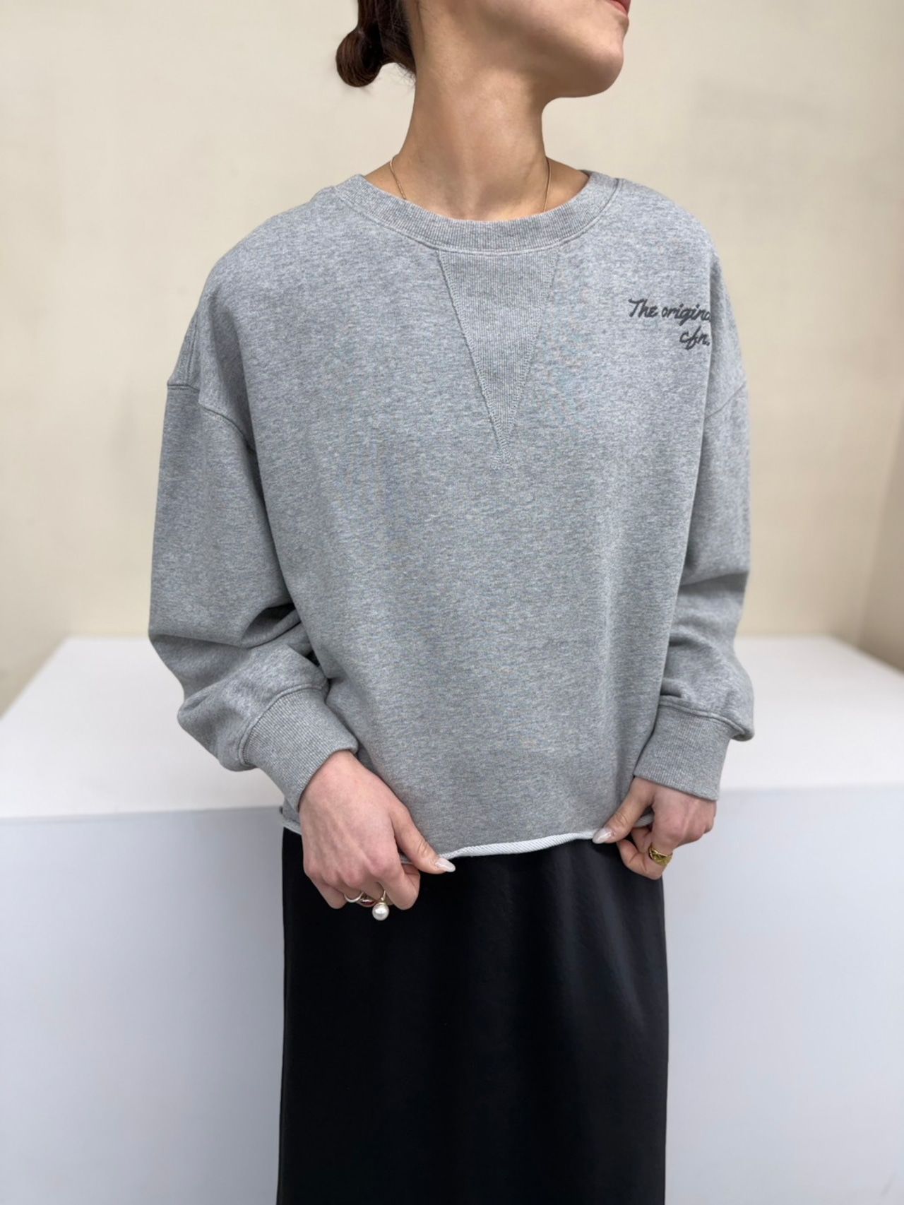 bio sweat 2way pullover / バイオスウェットツーウェイプルオーバー / スウェット / グレー