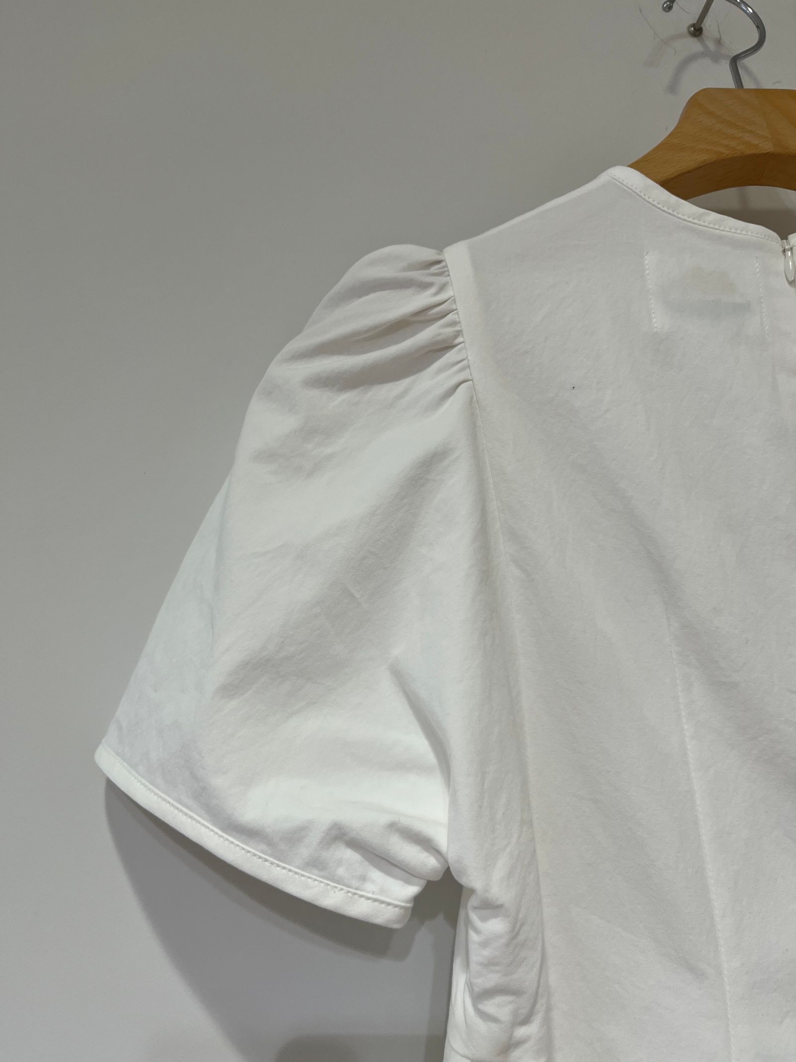 Diorama Gabardine Dress in Off White