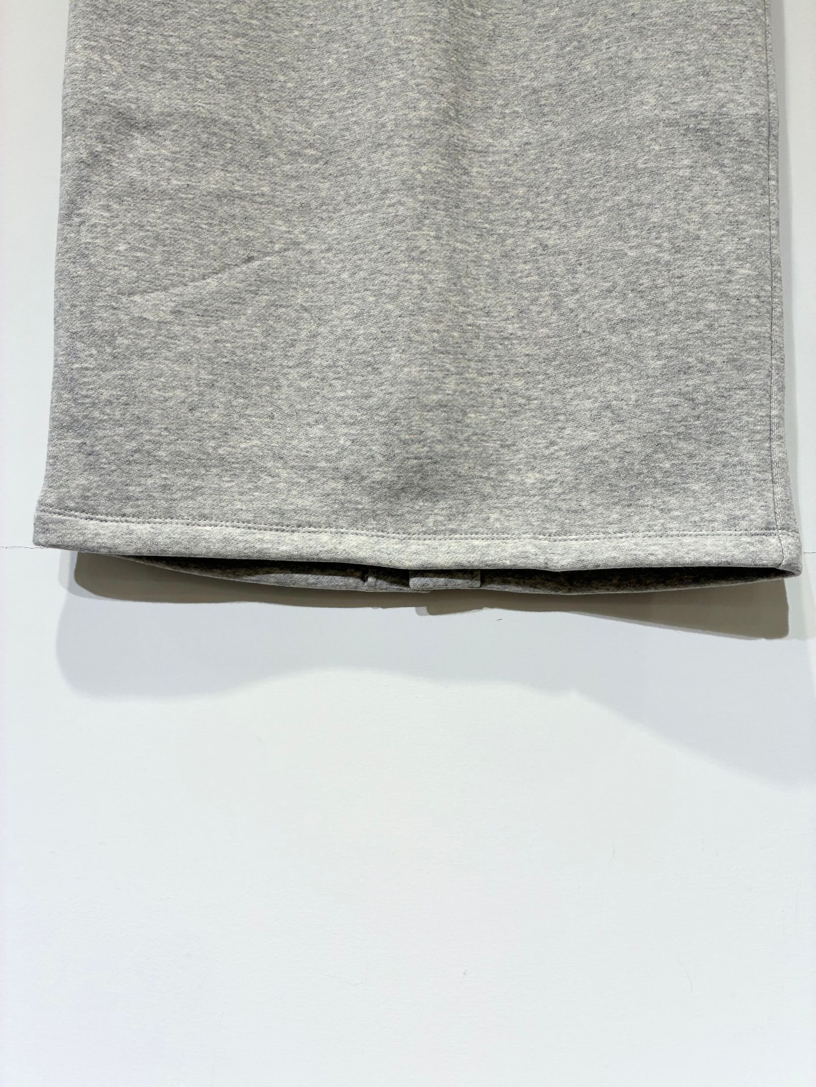 シルキーテリー スカート / 裏起毛タイトスカート / グレー