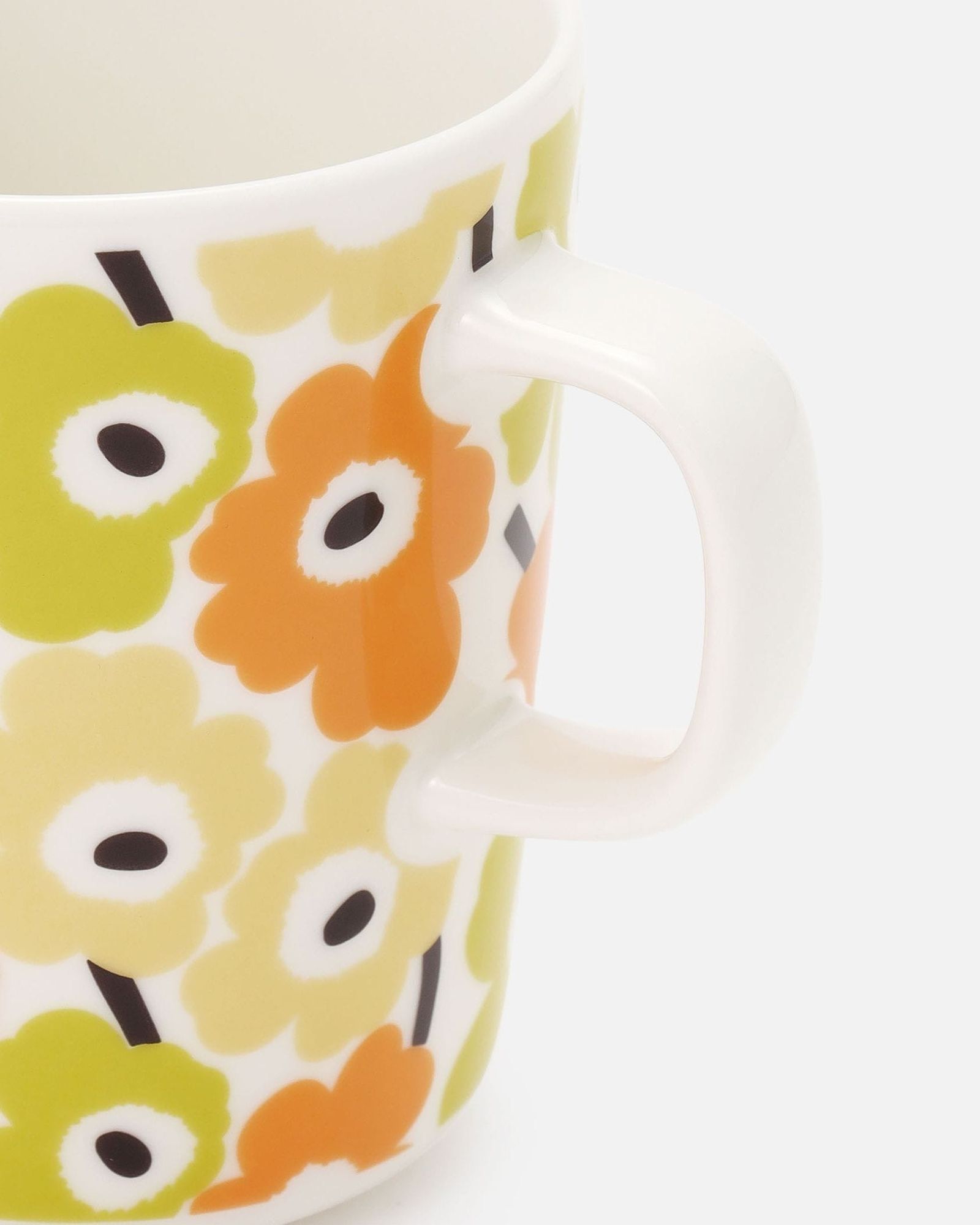 【アジア限定】Pikkuinen Unikko / マグカップ / 250ml / オレンジ / グリーン